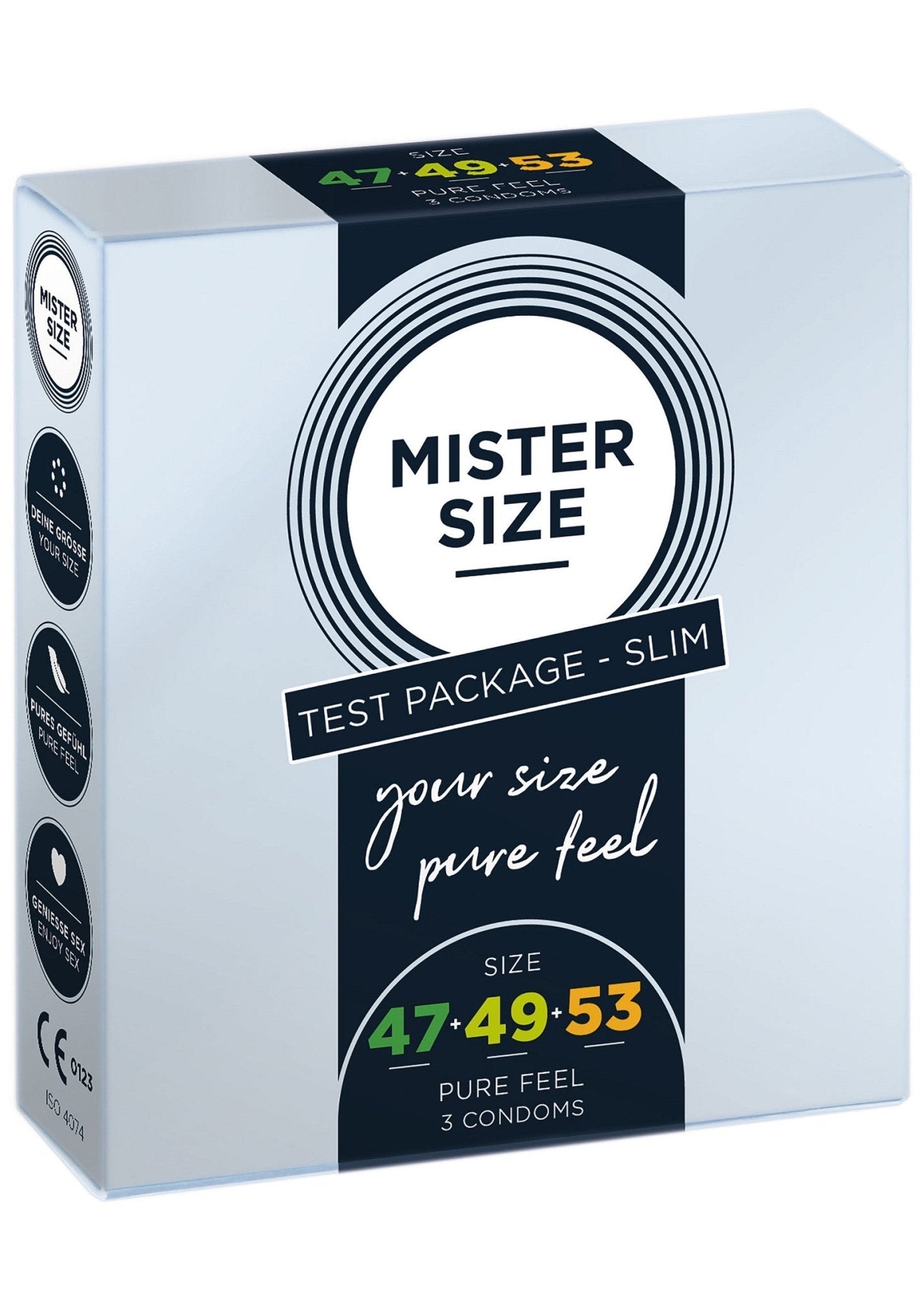 MISTER SIZE 47 - 49 - 53mm 3 - pack - Hot Plaza