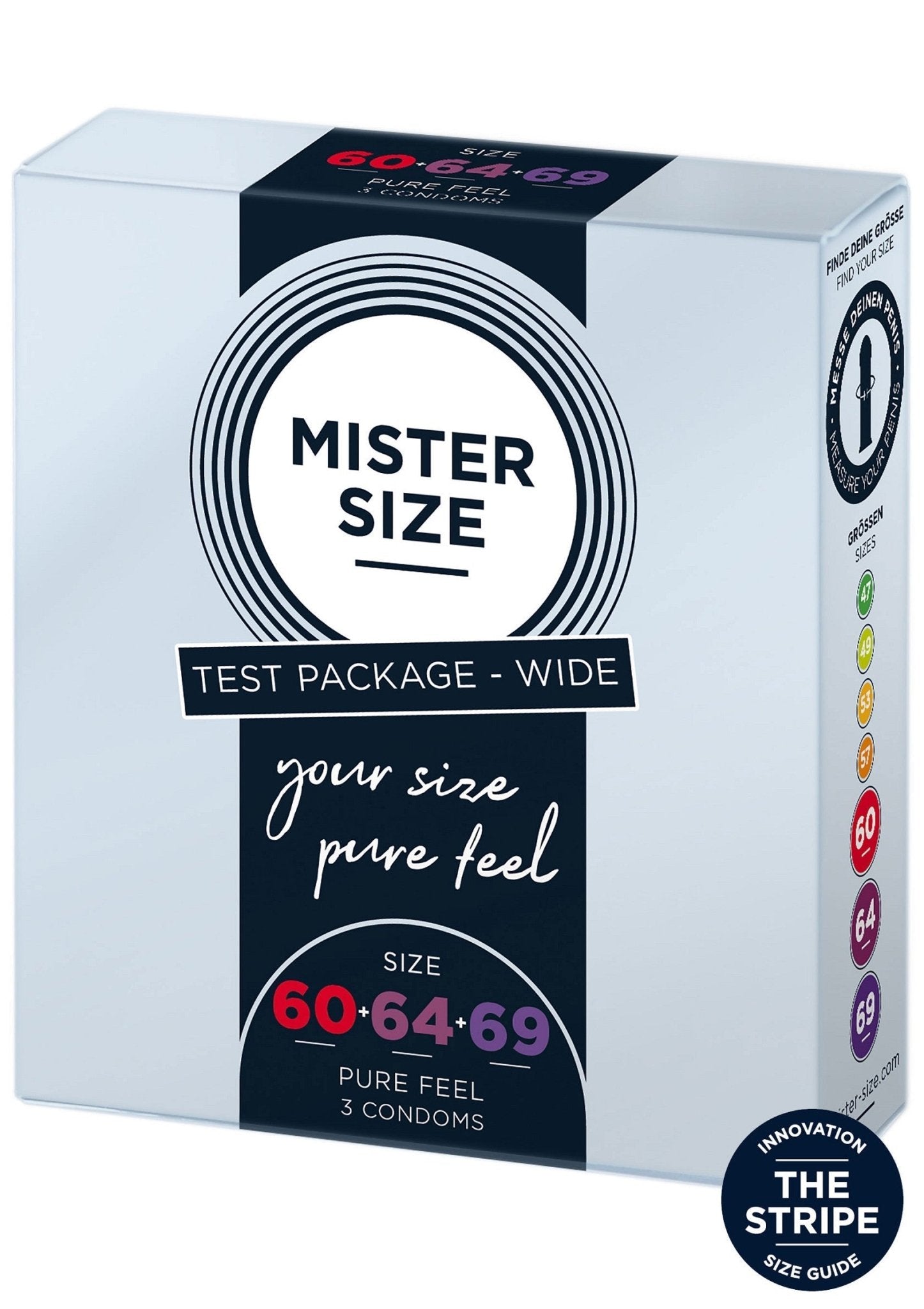 MISTER SIZE 60 - 64 - 69mm 3 - pack - Hot Plaza