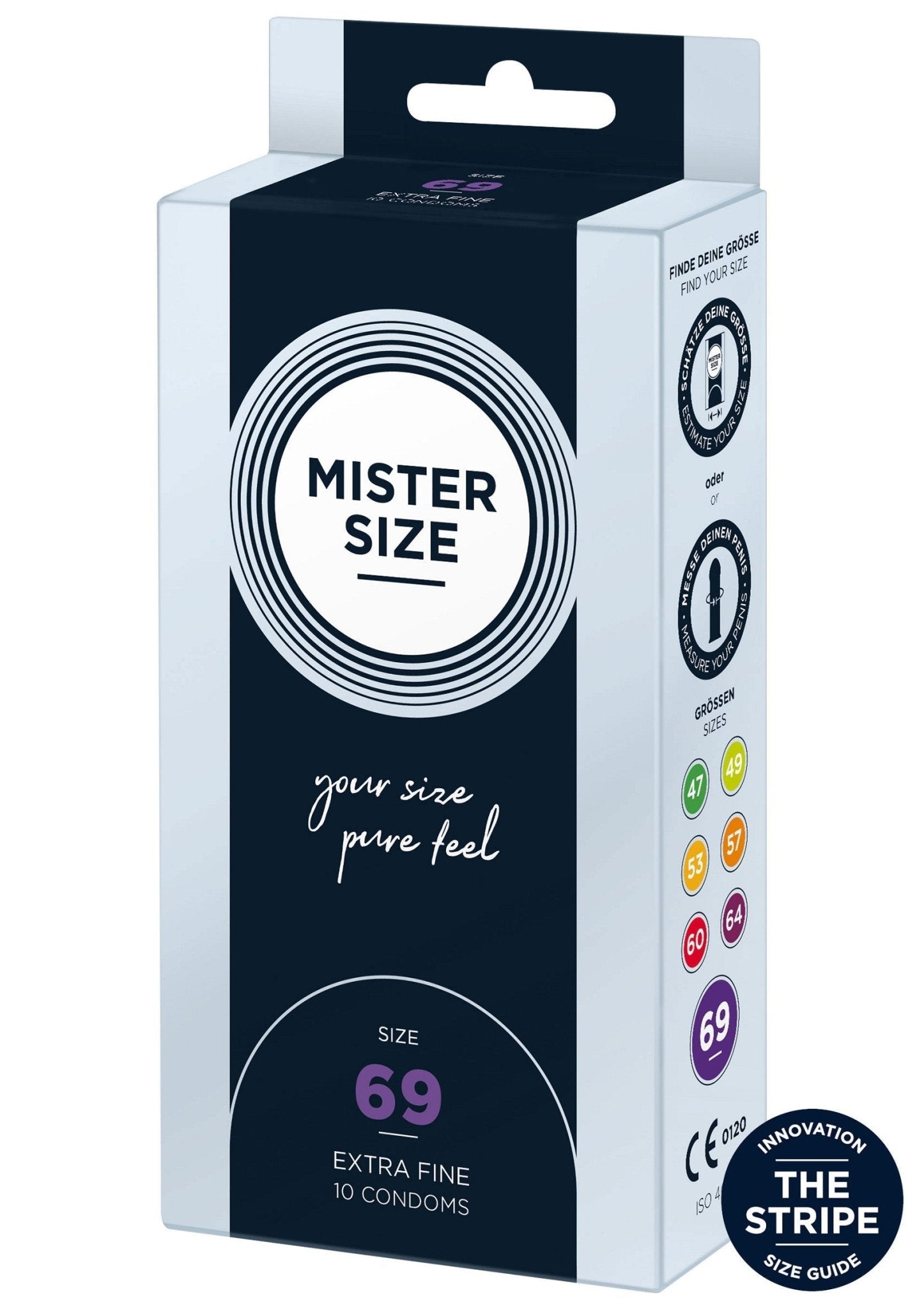 MISTER SIZE 69mm Condoms 10pcs - Hot Plaza