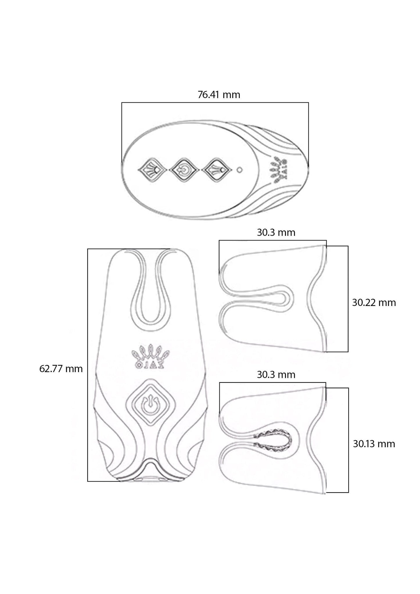 Nave Vibrating Nipple Clamps - Hot Plaza