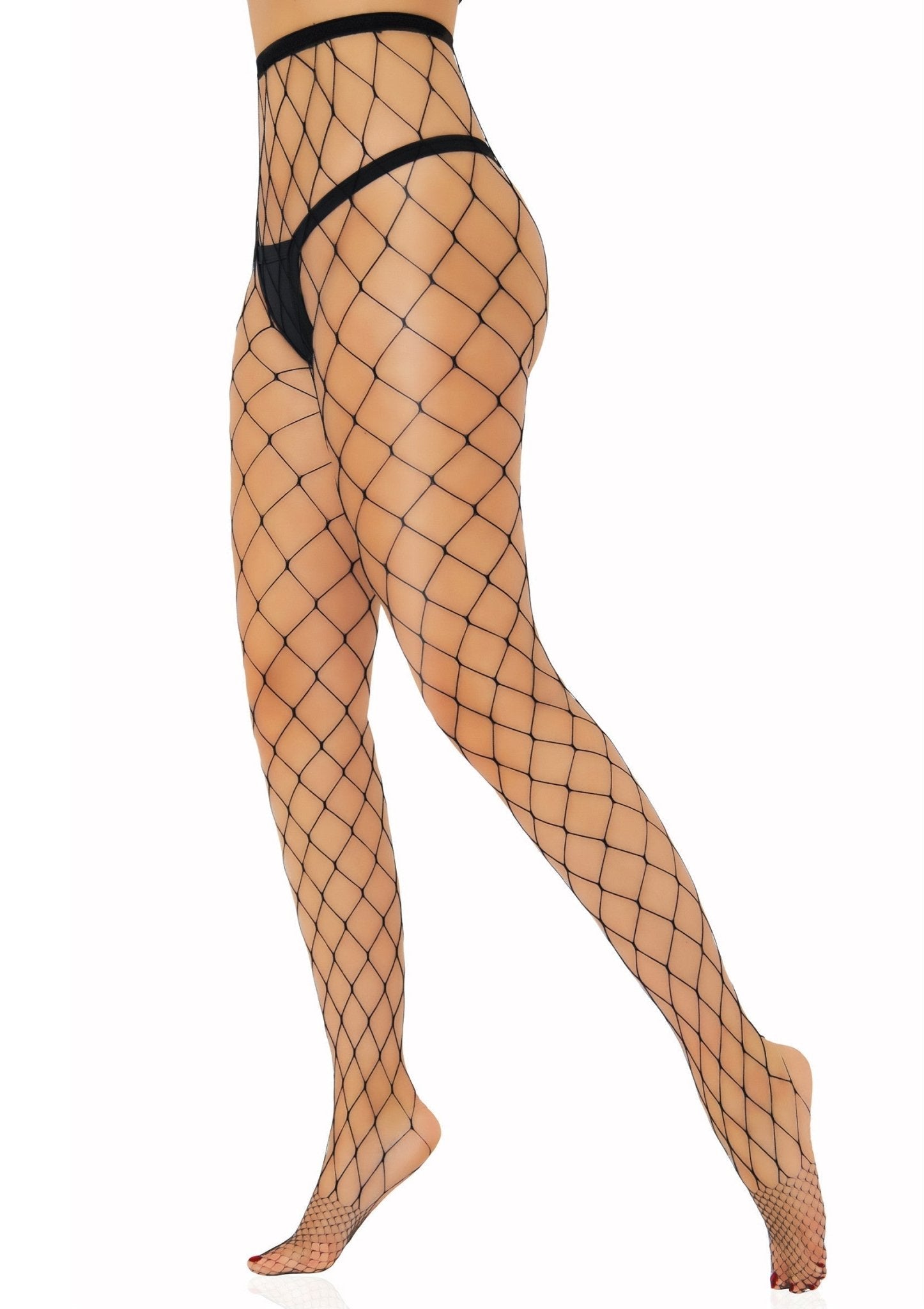 Over Sized Net Tights - Hot Plaza