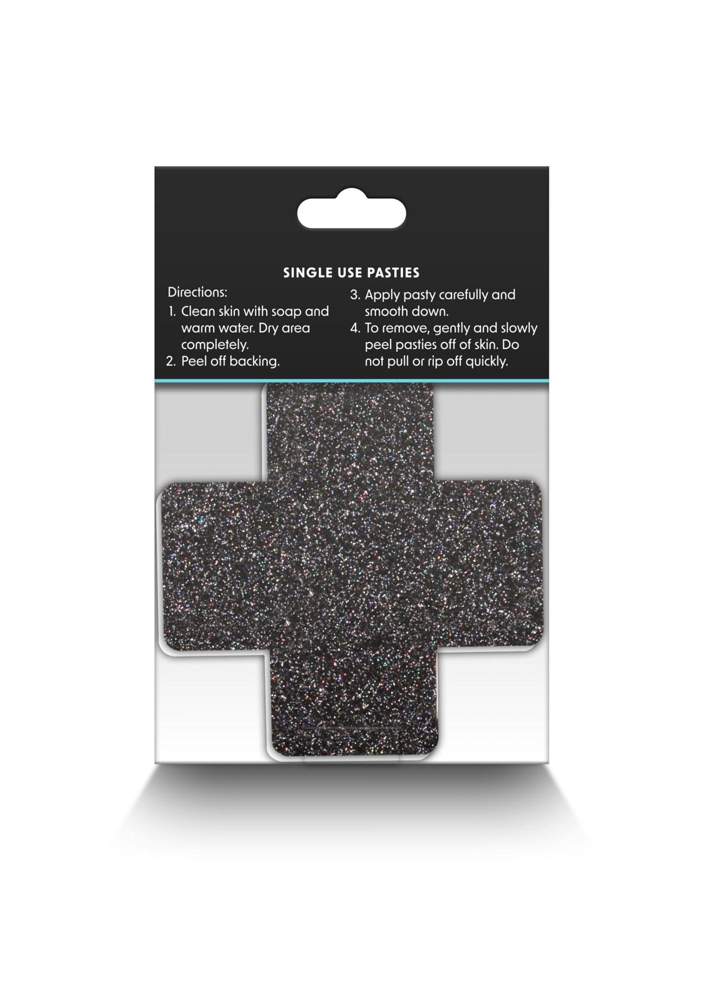 Pasties Glitter Cross 2 Paar - Hot Plaza