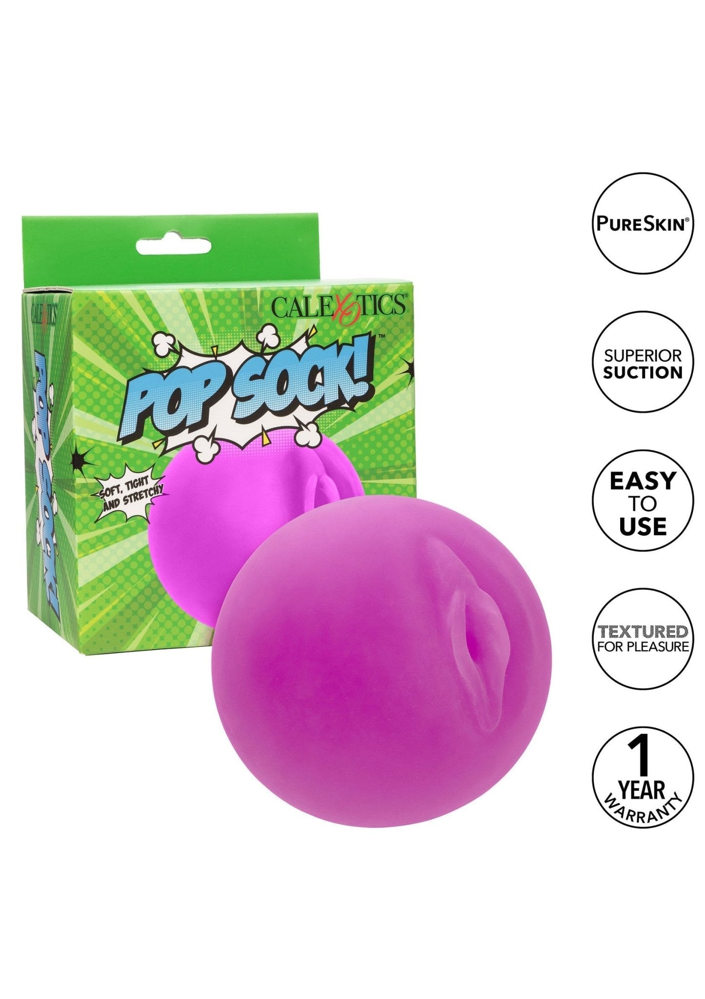 Pop Sock Pussy - Masturbator Bal Ultra Zacht - Hot Plaza