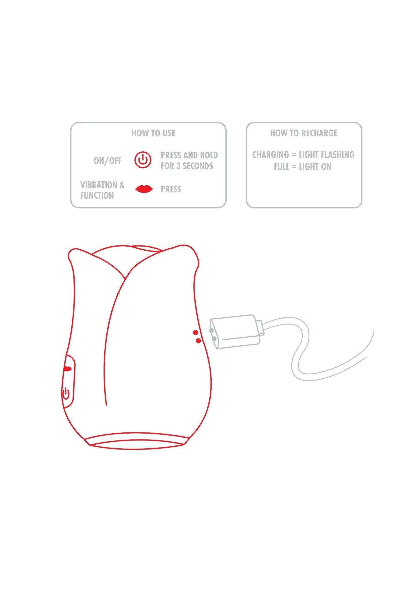 Ravishing Rose Luchtdruk - Stimulator - Hot Plaza