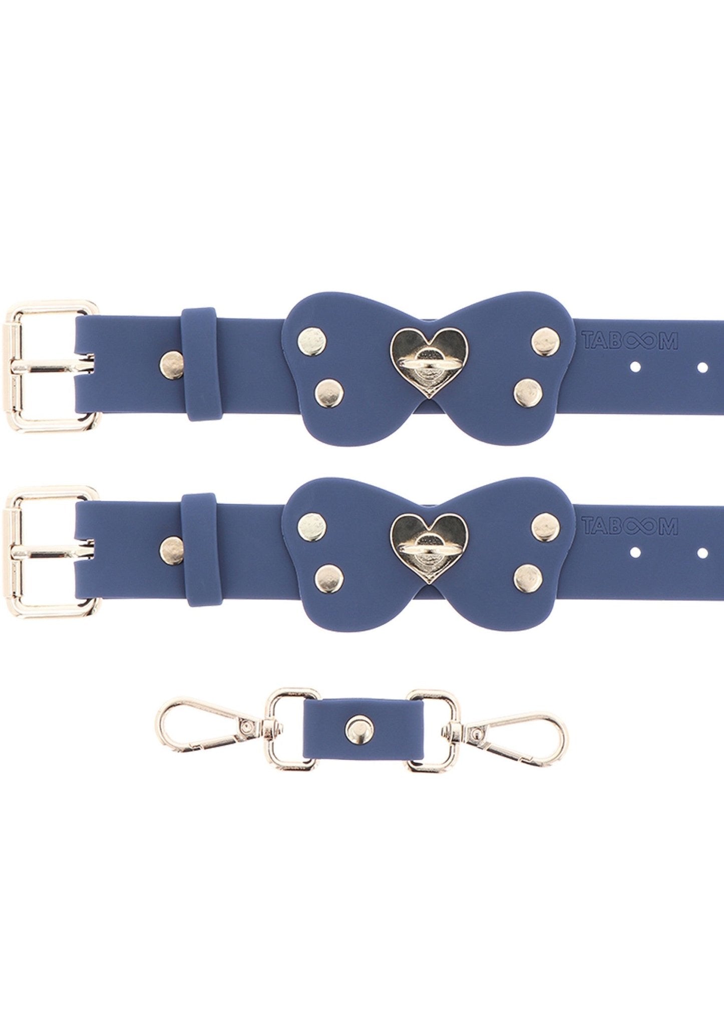 Siliconen Handboeien Set Blauw - Hot Plaza