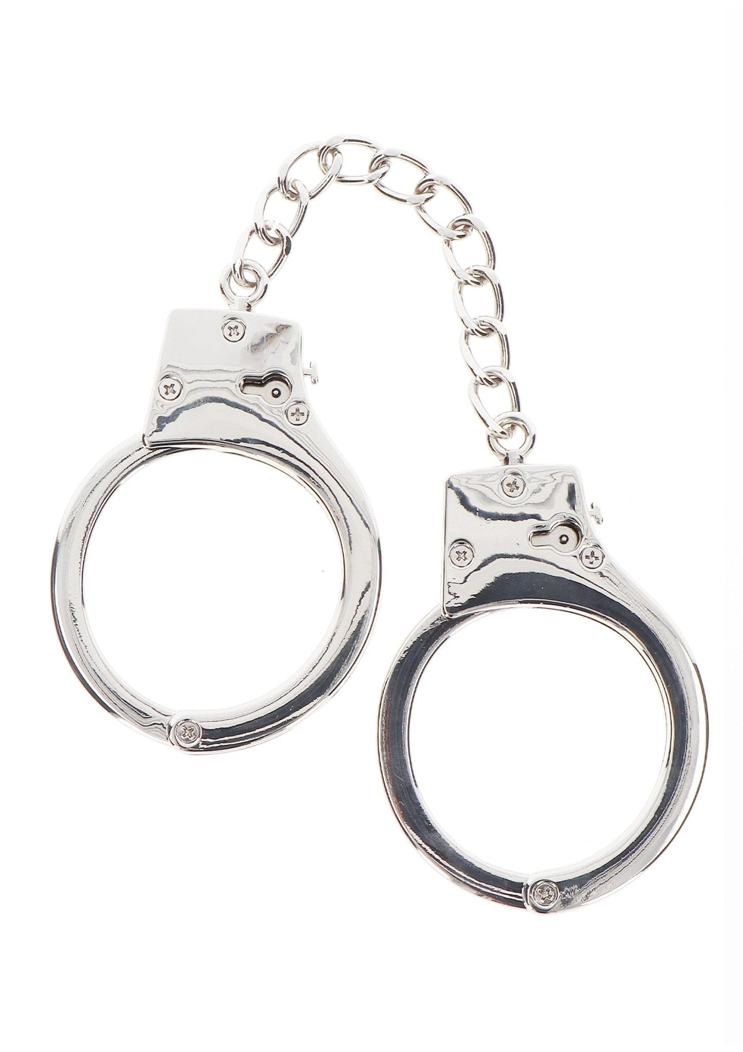 Silver Plated BDSM Handcuffs - Hot Plaza