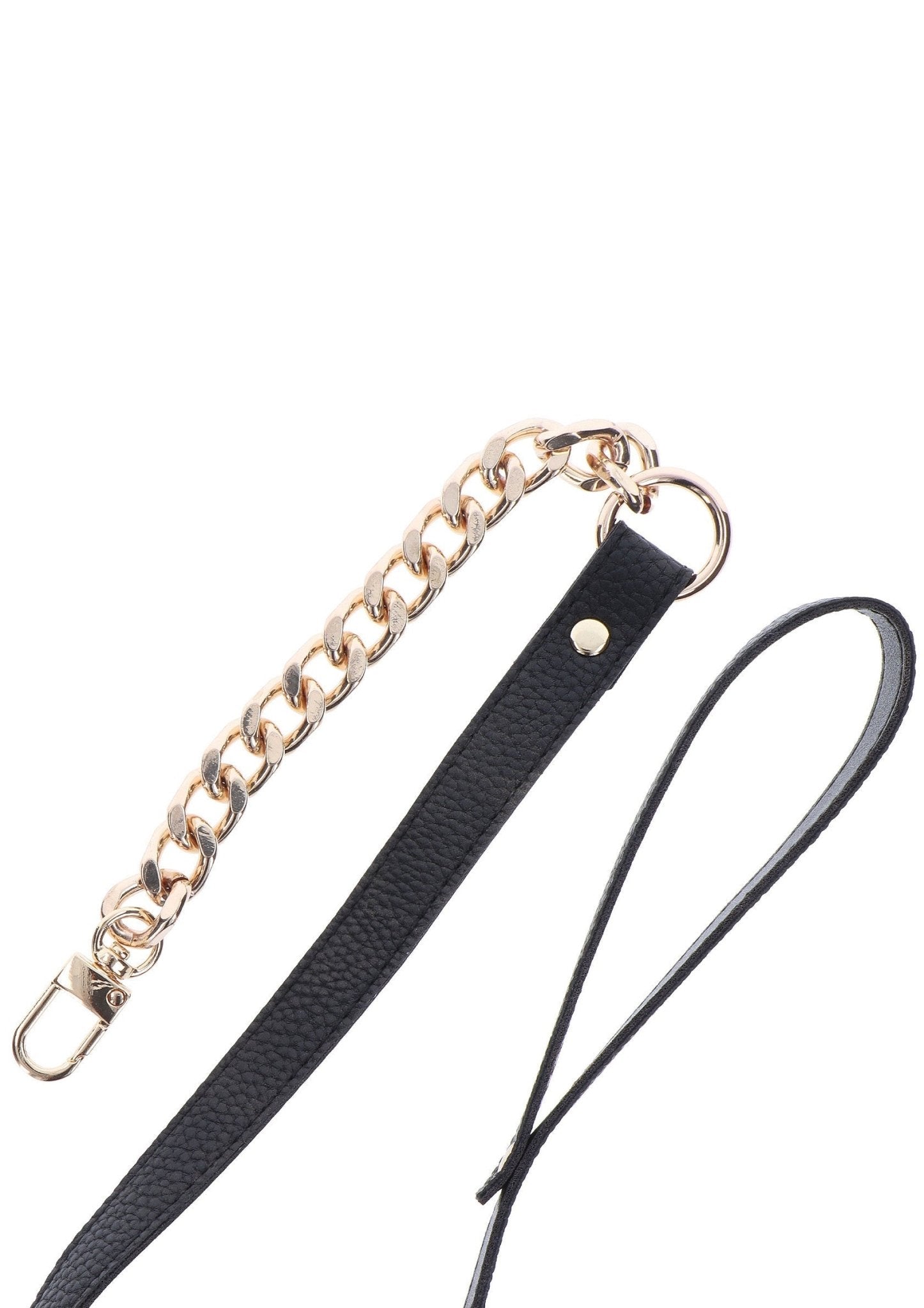 Statement Riem - Goudkleurig en Vegan Leer - Hot Plaza