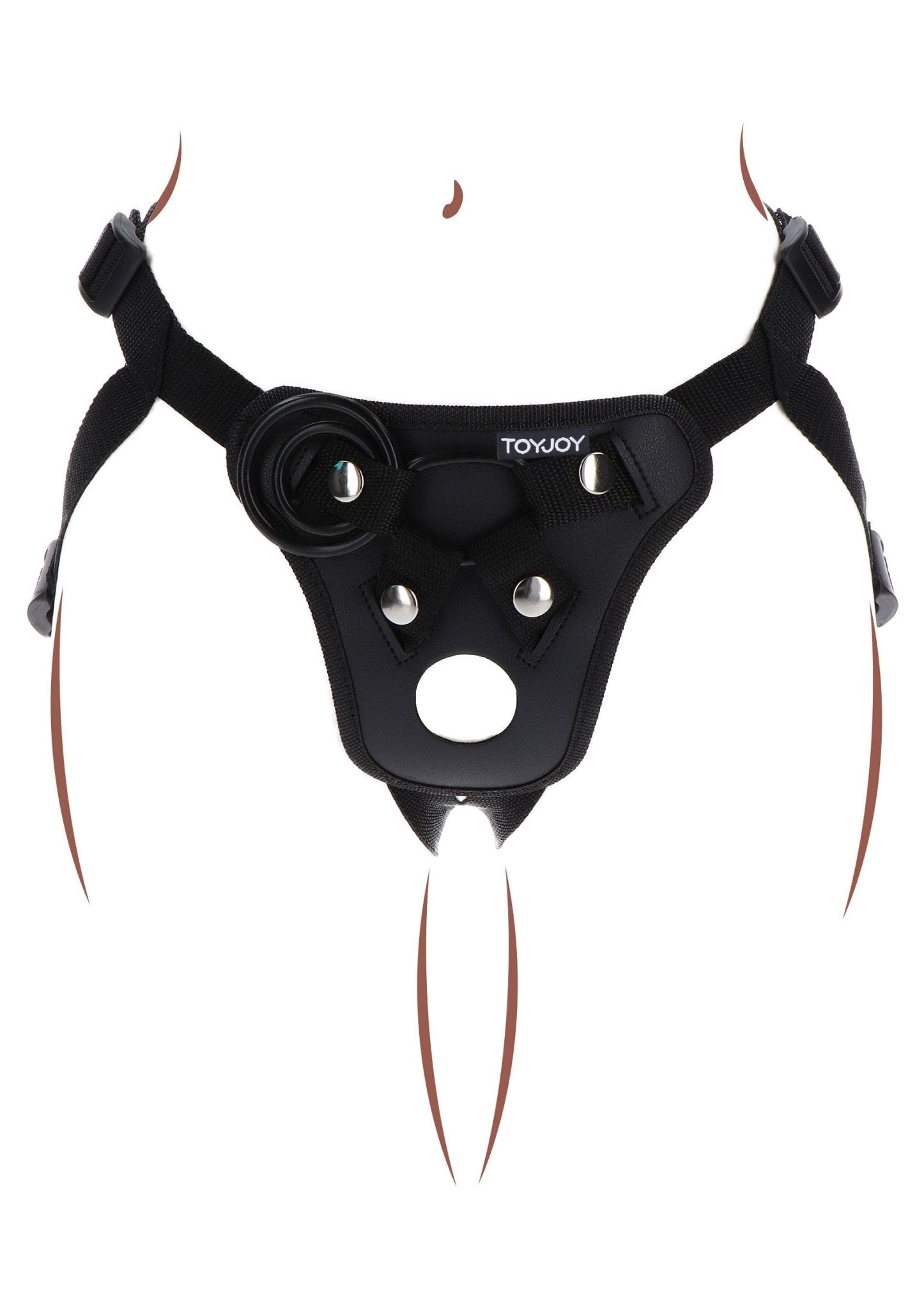 Strap-On Pleasure Hole Harness