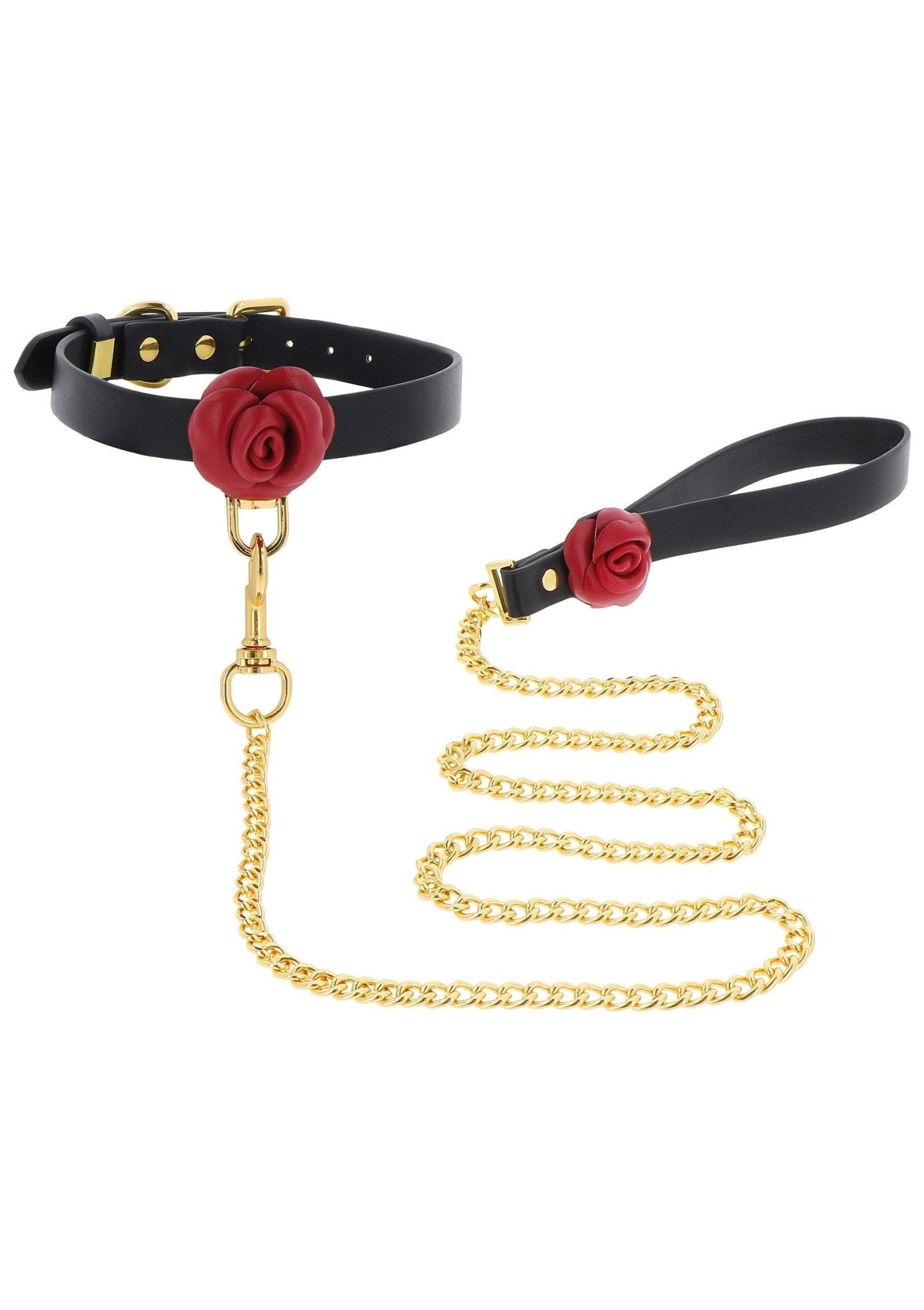 Wild Roses - Halsband en Riem - Hot Plaza