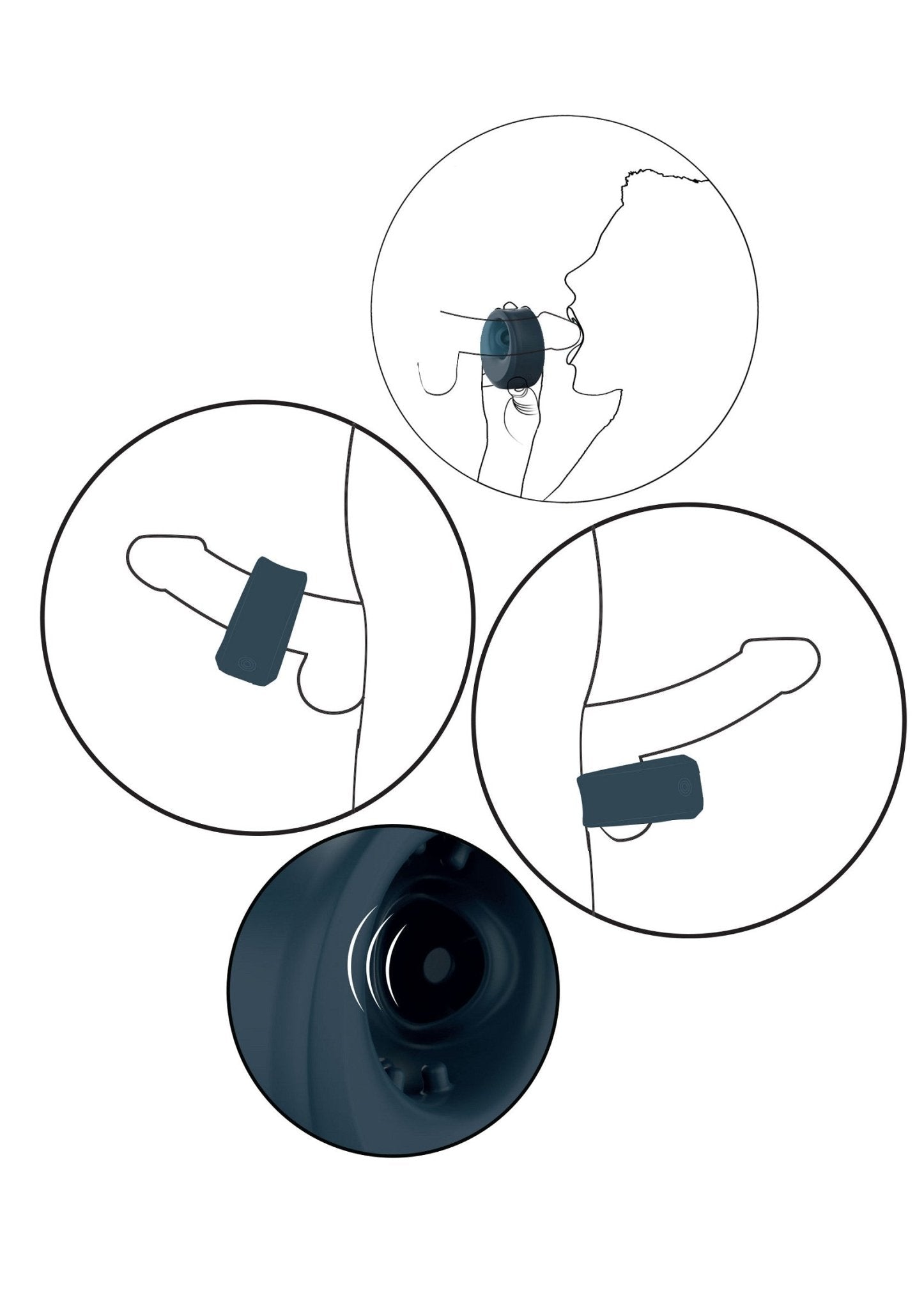 Zephyr Pulsating Stroker & C-Ring